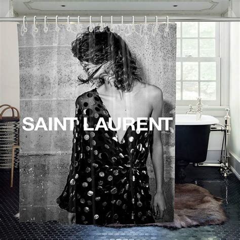 ysl shower curtain|YSL socks for girls.